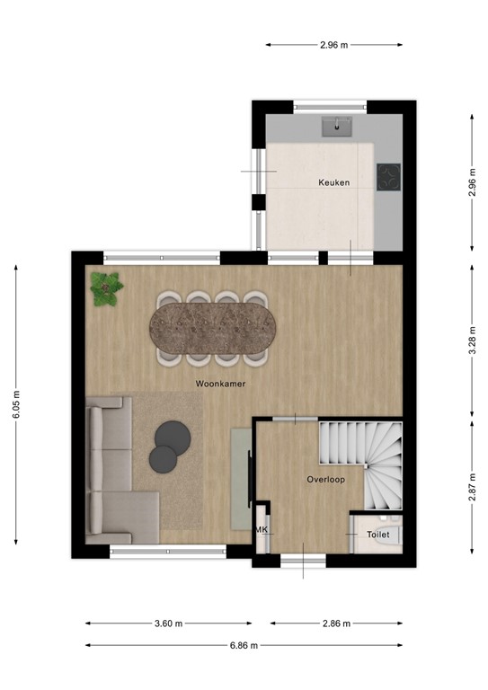 mediumsize floorplan